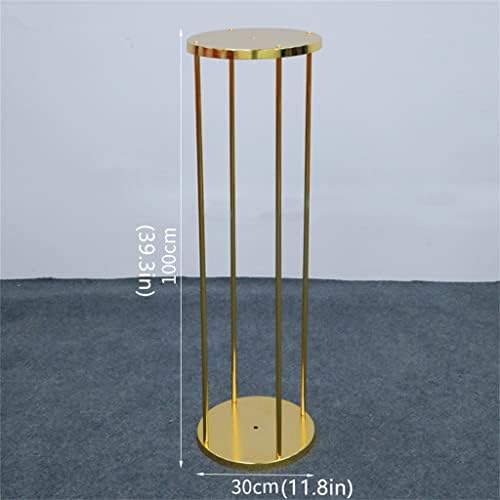 Conjunto de 4 peças Zhuhw de 4 peças de ouro cilíndrico de sobremesa cilíndrica de mesa de mesa decorações de festas Display Stand