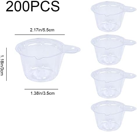 200 PCs Plástico Coleta de coleta de urina descartável 40 ml de amostra de urina plástica Copo Teste de ovulação Teste de urina