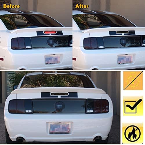 Gtinthebox fumou LEN LED 3ª luz de freio para 2005-2009 Ford Mustang, alimentada por 16 LEDs vermelhos super brilhantes