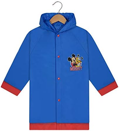 Disney Mickey Mouse Boys Property Outwear Capeled Rain Slicker - 2 estilos - idades de 2 a 8 anos