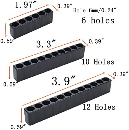 TSNAMAY 10PCS HEX HAISTELHO PARTILHO DE FEITO PARTE PLÁSTICA CAPELA DE PARTE CAPA DE PARTE CABELA DE CABEÇA DE PLACA