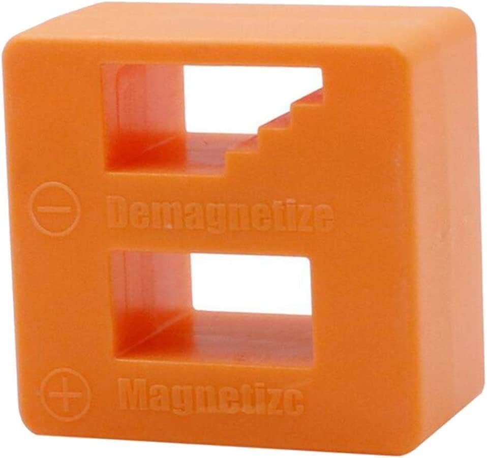 Ferramenta Ferramenta De parafuso De parafuso De parafuso Lottizador Fast Magnetizer Demagnetizador - Orange, 54x52x30mm