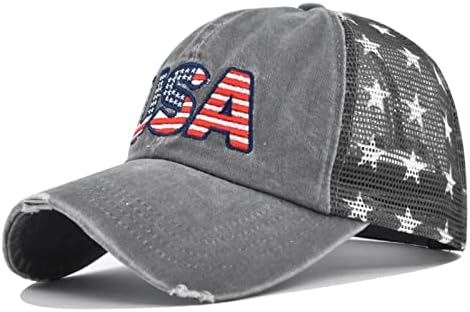 4 de julho de fã de esportes da moda Caps de beisebol dos EUA