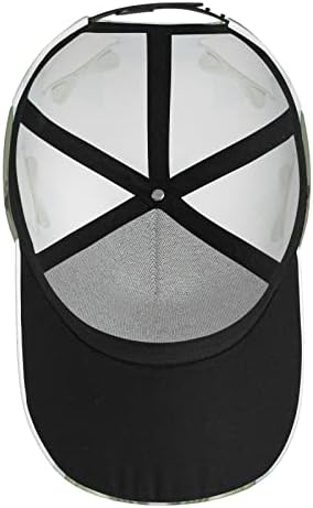 Lindo chapéu de boné de beisebol de borboleta para homens e mulheres com faixa de cinta de cabeça ajustável, chapéus