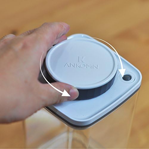 Ankomn Turn-N-Seal Vacuum/Airtight umidade impedir o recipiente de armazenamento perfeito para chases de café Medicina Opacê