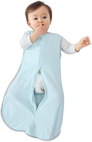 Saco de sono Lilbestie, bolsa de dormir para bebês 0,5 Tog Cotton Cotton Cotdler Cobertor vestível com zíper bidirecional, coração,