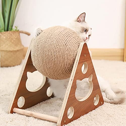 Mochachella Cat Scratcher Ball Ball, Sisal Rope Ball Cat Scratcher para gatos e gatinhos internos, Scratcher de