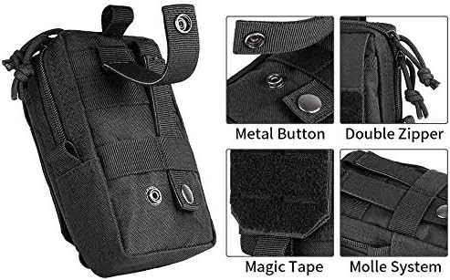 Bolsa de telefone molle tática Molle Molle Multi-Purposition Utility Soldre da cintura da cintura para iPhone 14 plus/14