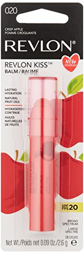 Buscos labiais por Revlon, Bals Balm Balm, maquiagem de rosto com hidratação duradoura, SPF 20, infundida com óleos de frutas naturais, 035 Berry Burst, 0,09 oz