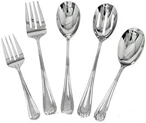 Conjunto completo de talheres de 5 peças da linha elegante da Regency, conjunto de utensílios de utensílios, banquete de buffet
