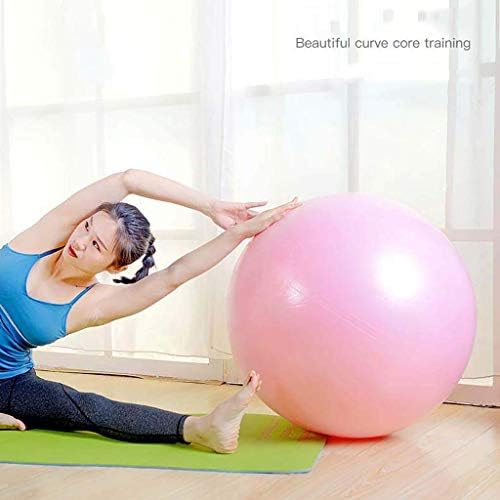 Bola de ioga DHTDVD ， Múltiplos tamanhos e cores para fitness, equipamento anti -burst de bola de exercício para equilíbrio,