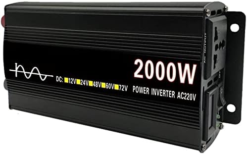 Inverter 2000W 12V 24V 48V 60V DC a 220V CA CA Pura onda seno