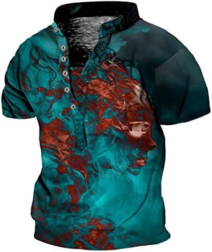 Camisetas masculinas de verão masculino de manga curta camiseta de cor ao ar livre, camiseta masculina de top masculina