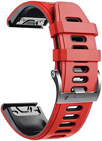 PCGV 22/26mm Quickfit Smart Watch Strap for Garmin Fenix ​​7 7x 6 6x Pro 5x 5 mais 3HR 935 945 Banda de couro genuína Pulseira de silicone Correa