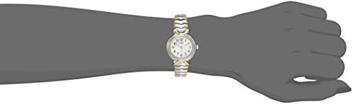 Timex feminino T21854 Pleasant Street Banda de expansão de aço inoxidável de aço inoxidável