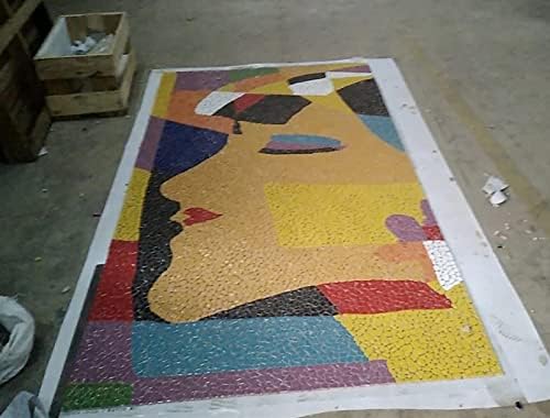 Mosaico de cristal de cores mistas 200g, forma irregular de 0,6x1,2 polegada mosaico de cerâmica para artesanato de arte DIY Infantil