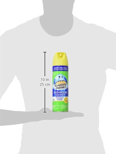 Limpando bolhas de 20 onças de limpador de banheiro antibacteriano aerossol, 6 contagem