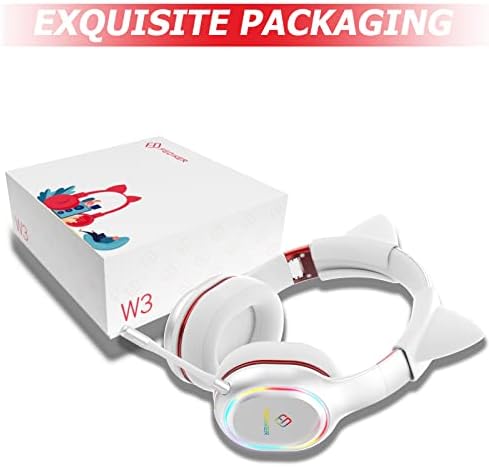 Fediker Wireless Gaming Headset para PS5 PS4 PC W3 DONGLE USB Bluetooth de baixa latência, fones de ouvido com Micro