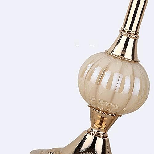 Lâmpada de mesa jjry romântico luminária de mesa de glass retro smimer/touch on/off switch tecido e27 lâmpada LED para cabeceira