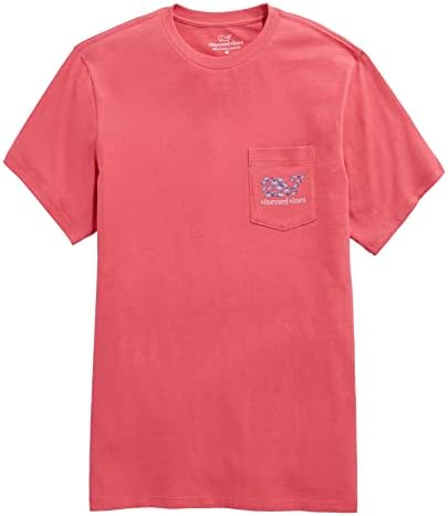 Vineyard Vines Men's Harbor Fish Whale enche a camiseta de manga curta