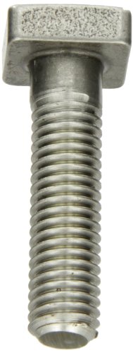 Te-Co 46483 304 Aço inoxidável T-Bolt, 1/2 -13 TPI, 2 Comprimento da linha, 3 Comprimento, 7/8 x 7/8 x 5/16 Head, 1/2