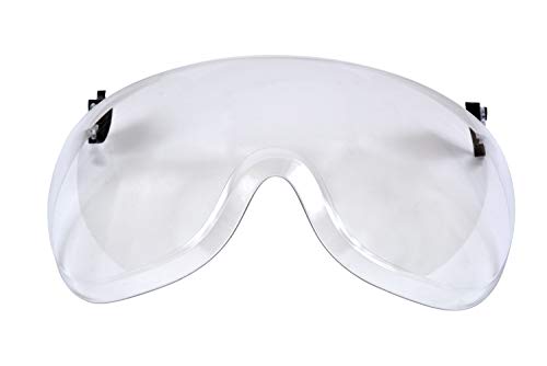 3M ™ X5-SV01 Viseira curta para capacete de segurança X5000, policarbonato anti-riscos anti-nebross, ANSI