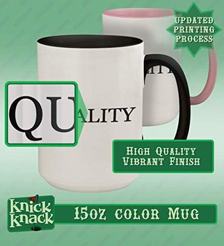 Presentes de Knick Knack Gett's Brewing? - Alça de cor cerâmica de 15 onças e xícara de caneca de café interna, preto