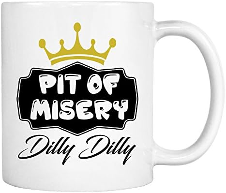 Dilly Dilly Beer Caneca - Um poço de miséria, um verdadeiro amigo da xícara de café da coroa