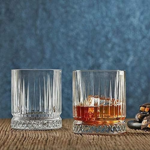 Sobriedade de óculos de uísque, design de uísque geográfico cristalino perfeito para escocês, gim de bourbon e tônico,