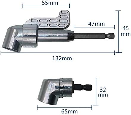 Skreojf 105 Ângulo Adaptador de soquete do conjunto de ajustes do conjunto de pedaços de broca de broca de broca de broca