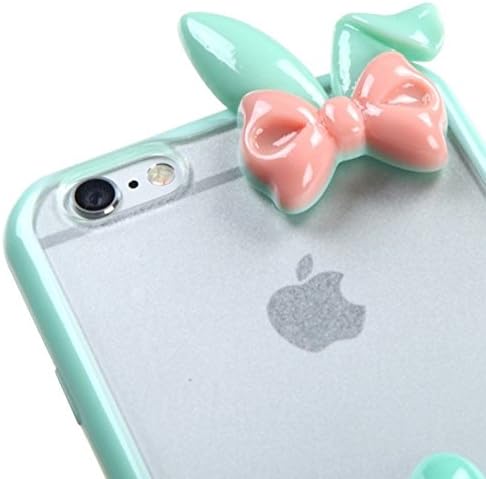 Mybat Apple iPhone 6 Gummy Capa com 2 ursos - embalagens de varejo - verde