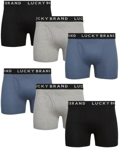 Lucky Brand Men's Rouestes - cuecas clássicas de boxer
