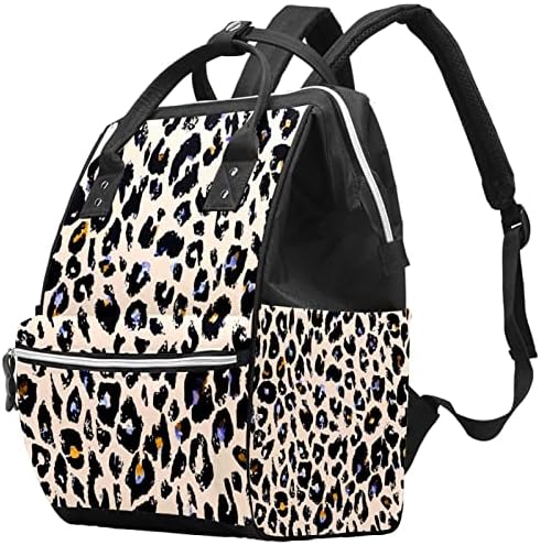 Mochila VBFOFBV Backpack, grandes sacolas unissex, pacote de viagem de viagem multiuso para os pais das mães, a cor artística da cor de leopardo