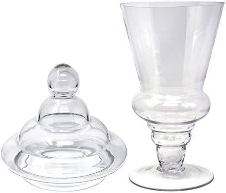 Homeford Clear Glass Boticário Jar