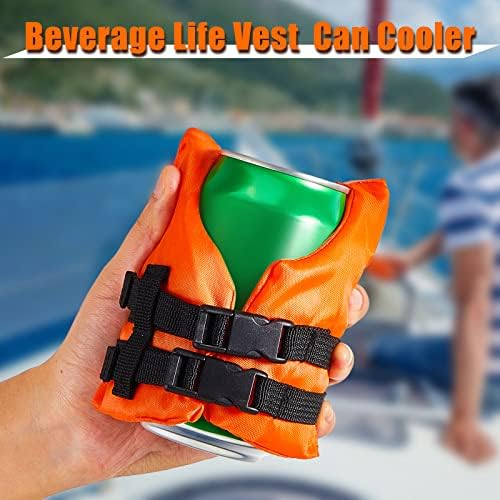 Rtteri 6 PCs Vida Vida Vestote Cooler Life Preserver pode cobrir o casaco de casaco de bebida do porta