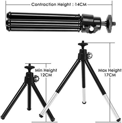 XXXDXDP Photography Mini Tripé flexível 3 Seção Stand Stand para Câmera de Projector Câmera de alumínio Tripé de desktop para