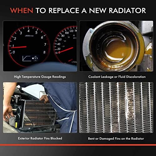 Conjunto do radiador do refrigerante do motor A-premium Com o resfriador de óleo compatível com Chevrolet Blazer 1995, S10 1994-1995