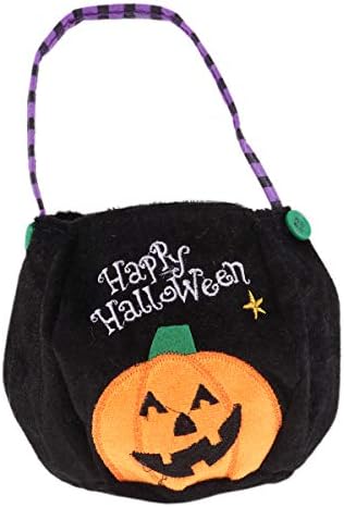 Halloween mini balde de abóbora portátil baldes de doces de abóbora Sacos de truque ou tratamento para favores de festas