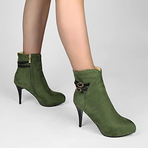 Mulheres Botas de tornozelo feminino Fashion Botas confortáveis