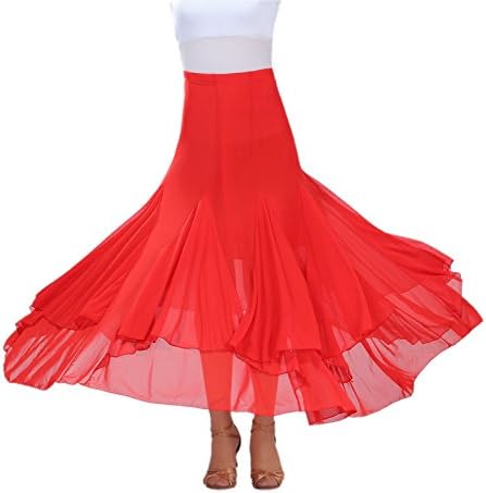 CISMARK® elegante baile dança dança de dança de dança de dança longa saia de malha de swing