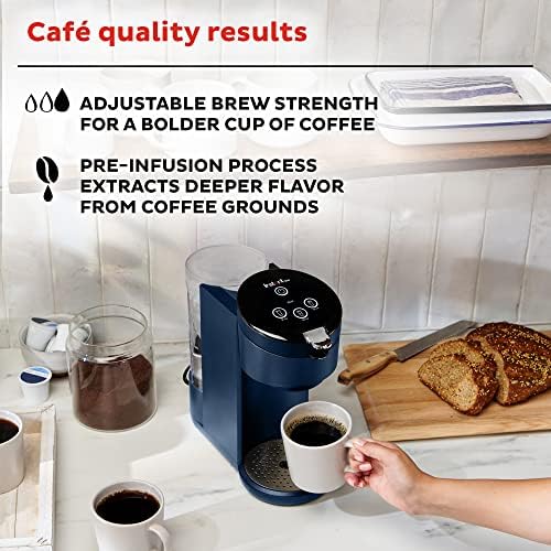A cafeteira de cafeteira solo de servir instantânea, dos fabricantes de vasos instantâneos, K-Cup POD Compatible Coffee Brewer,