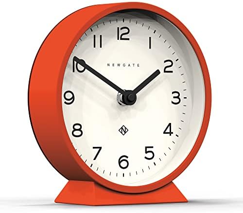 Newgate® M Mantel Silent Sweep Mantel Relógio - 'No Tick' - Um relógio moderno de mesa - relógio pequeno - relógio