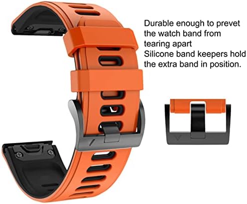 TTUCFA Smart Watch Band Strap for Garmin Fenix ​​6 6x 7x 7 5x 5 5S 3 3HR Forerunner 935 945 Strap Silicone de liberação rápida 22