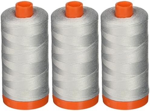 3-PACK-AURIFIL A1050-2600 MAKO CLOGON Thread Solid 50wt 1422yds Dove