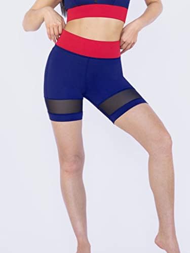 LOODGAO FENHERIR MULHERA MUSH MESH CORTE DE YOGA TUMUMA CONTROLE DE CONTROLE ATLETICA LEGGINGS GYM RUNCIMENTO DE DANÇA DE DANÇA ESPORTIVA