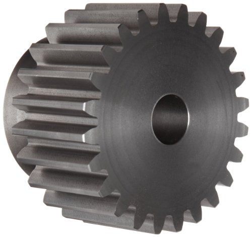 Ametric S2454 polegada Aço de aço MPB Gear, 14-1/2 graus 24dp, 54 dentes, 3/8 de polegada +/- 1/16 Bore piloto, 1/4 de largura