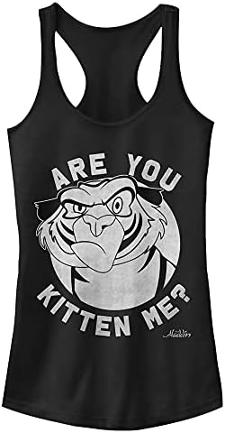 Princesa feminina da Disney Rajah Angry Slim Fit, Scoop Hem Racerback Tank