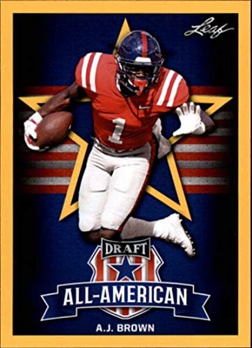 2019 Draft de folhas 76 A.J. Brown NFL Football Card NM-MT