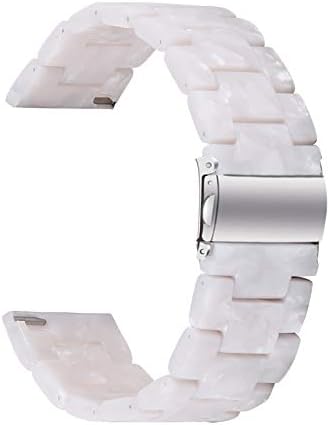 Skm Resin Smart Watch Bands para Garmin Venu2/Venu 2 Plus Sq Straps Garminmove Sport Forerunner 245 645 WatchBand 20mm Bracelet