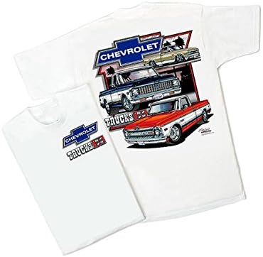 Chevy Trucks 1967-1972 Camiseta branca: Cheyenne Super C/K C-10 Chevy